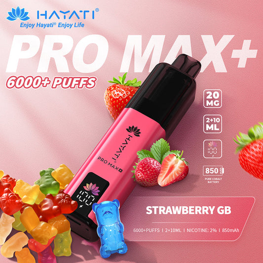 Hayati Pro Max+ 6000 Strawberry GB