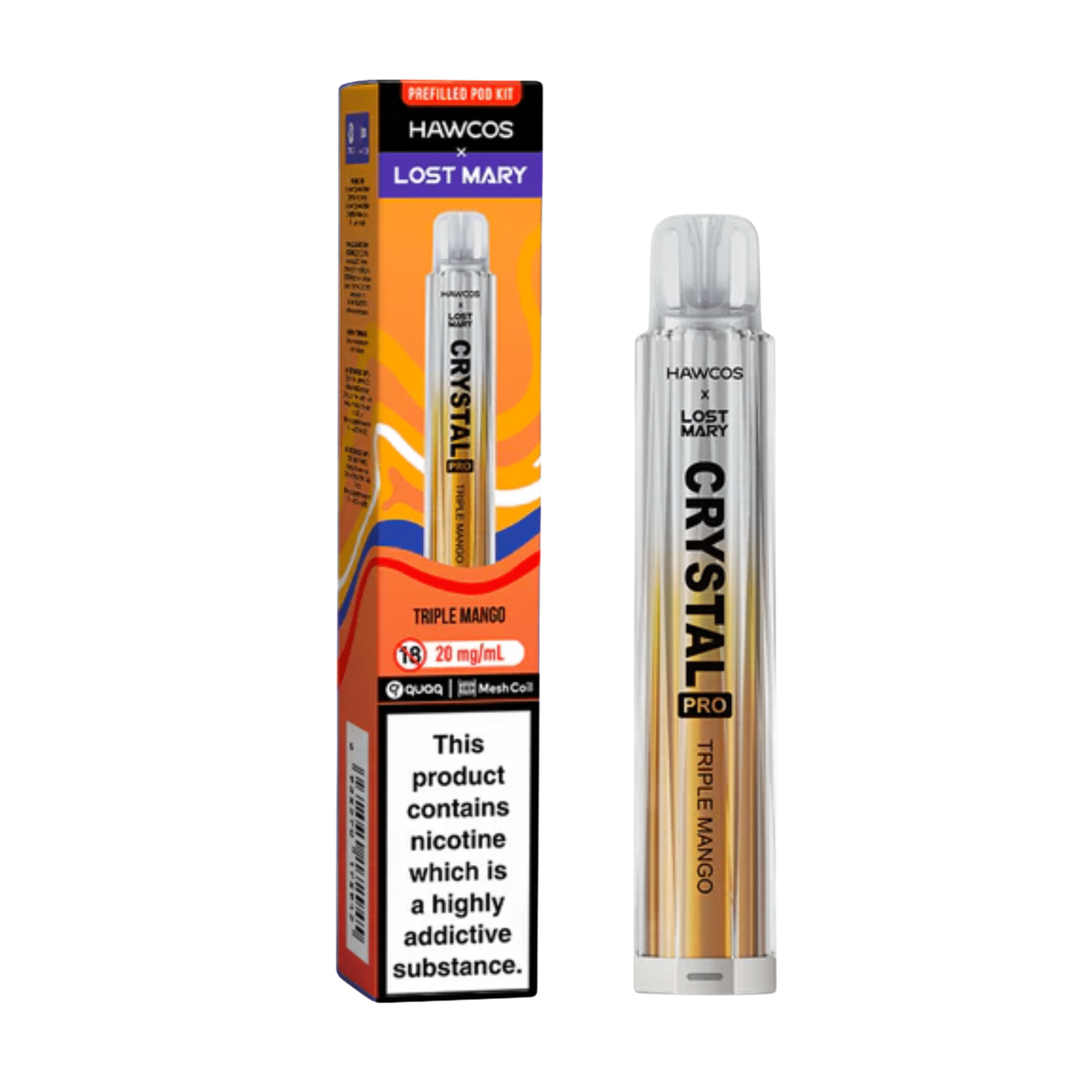 Lost Mary x Hawcos 600 Triple Mango