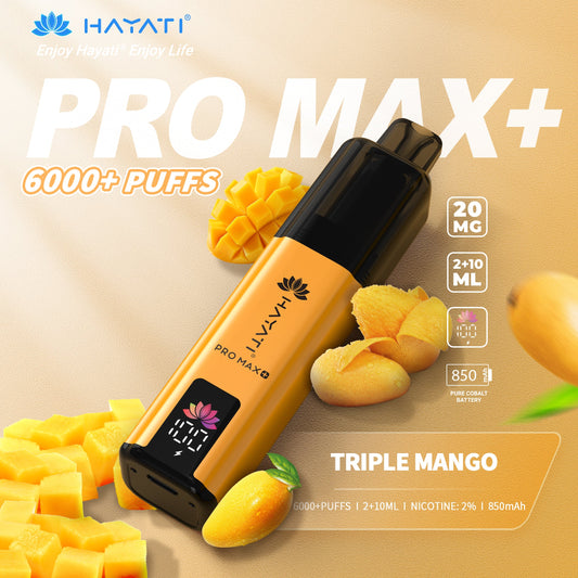Hayati Pro Max+ 6000 Triple Mango