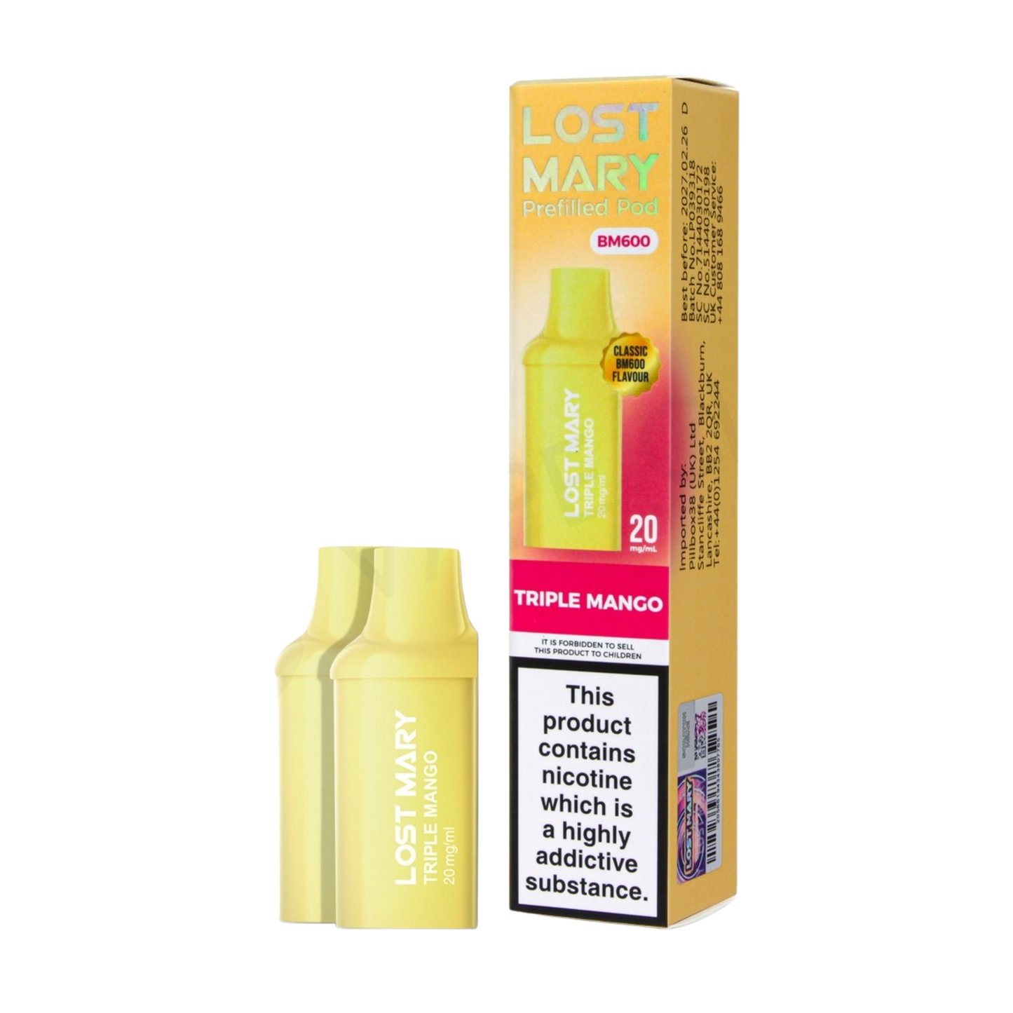 Lost Mary BM600 Triple Mango (Pack of 10)