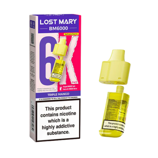 BM6000 Refill Pod Triple Mango (Pack of 5)