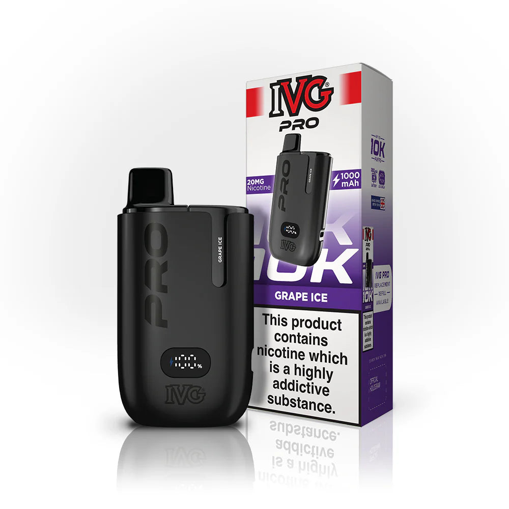 IVG Pro 10K Pods - Grape Ice