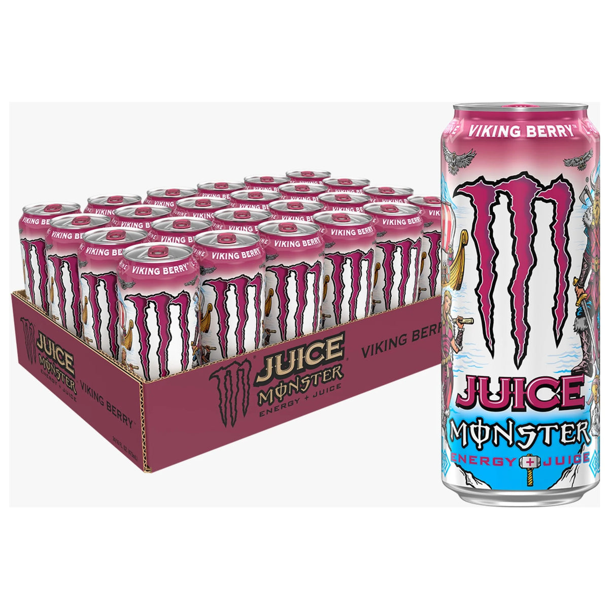 Monster Juice Viking Berry X24 Pack Stack USA