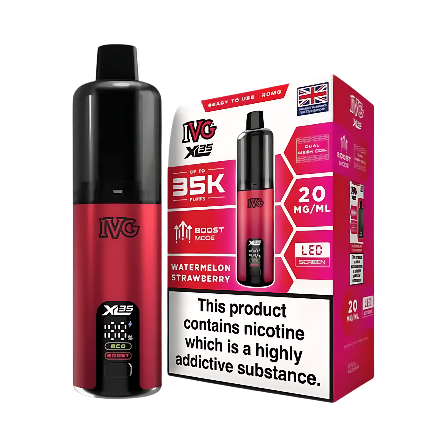 IVG XL 35K Kit Watermelon Strawberry (Pack of 5)