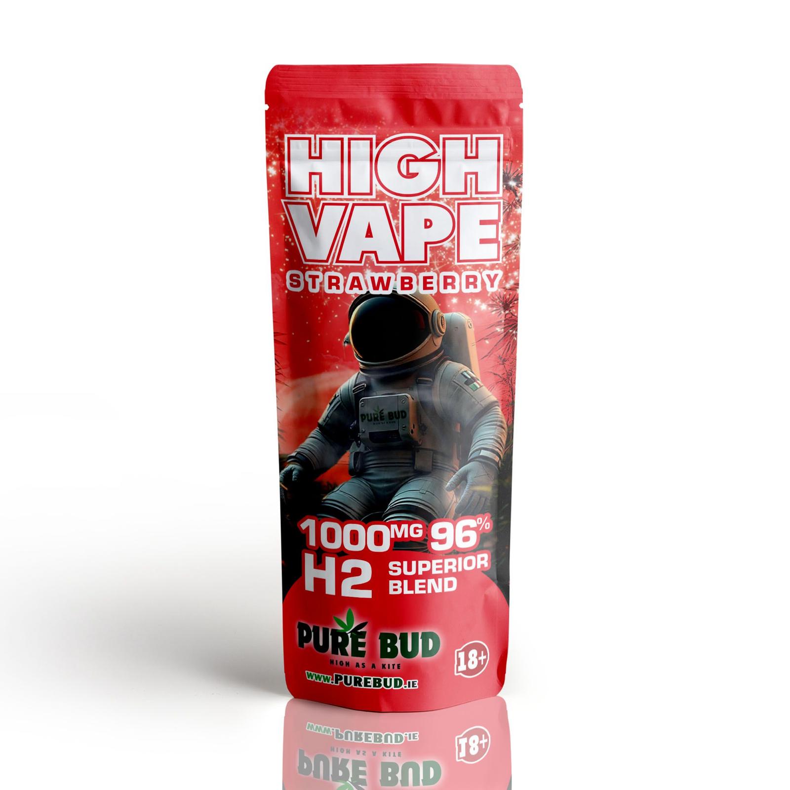 H2 High Vape Strawberry Pack of 10