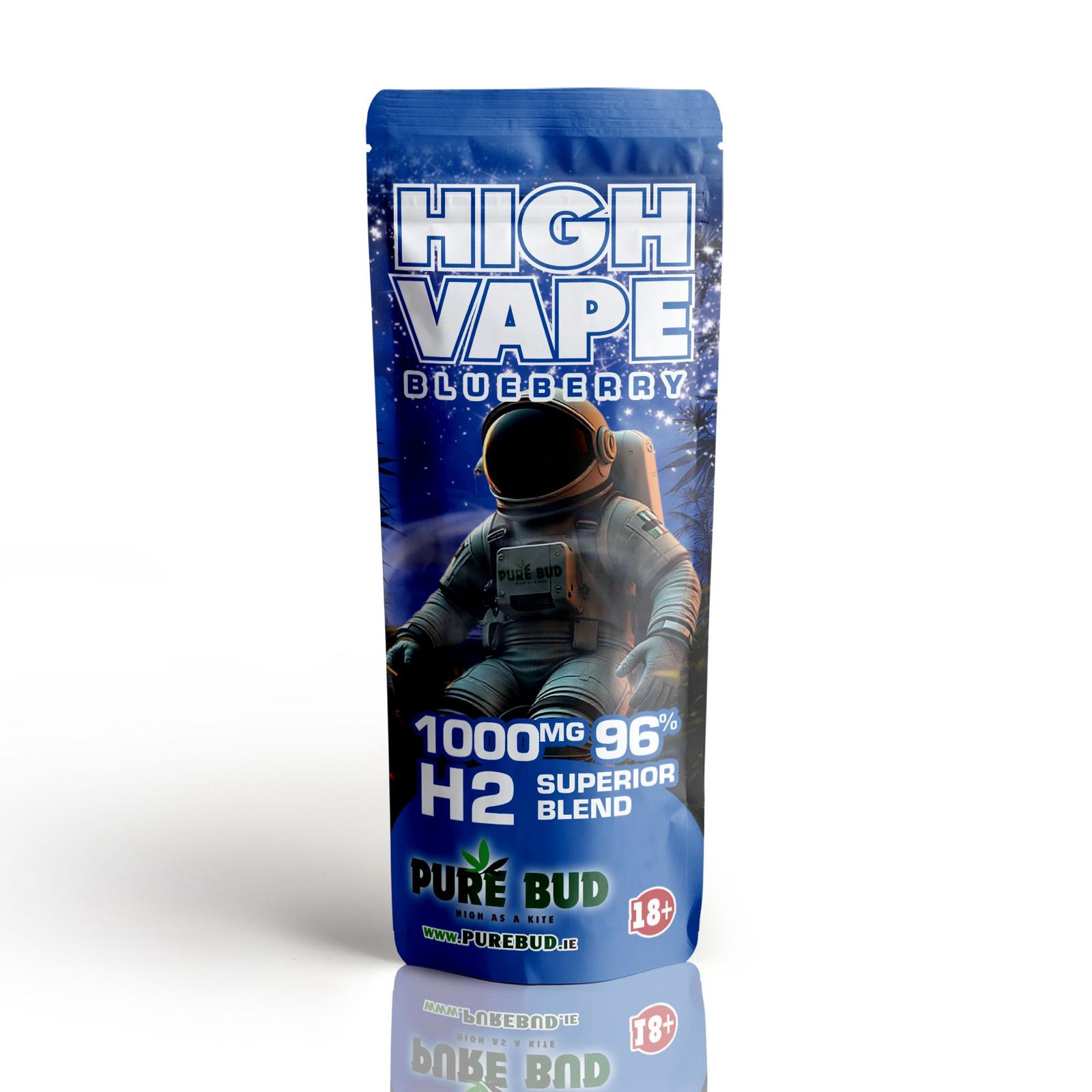 H2 High Vape Blueberry Pack of 10