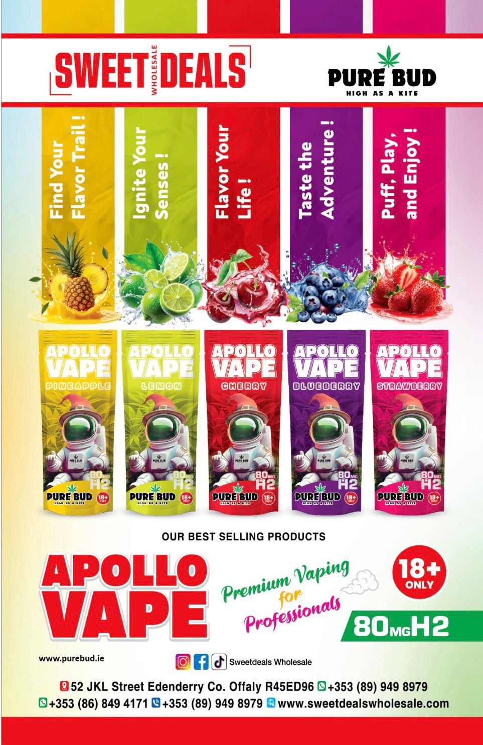 H2 Apollo Vape Lemon