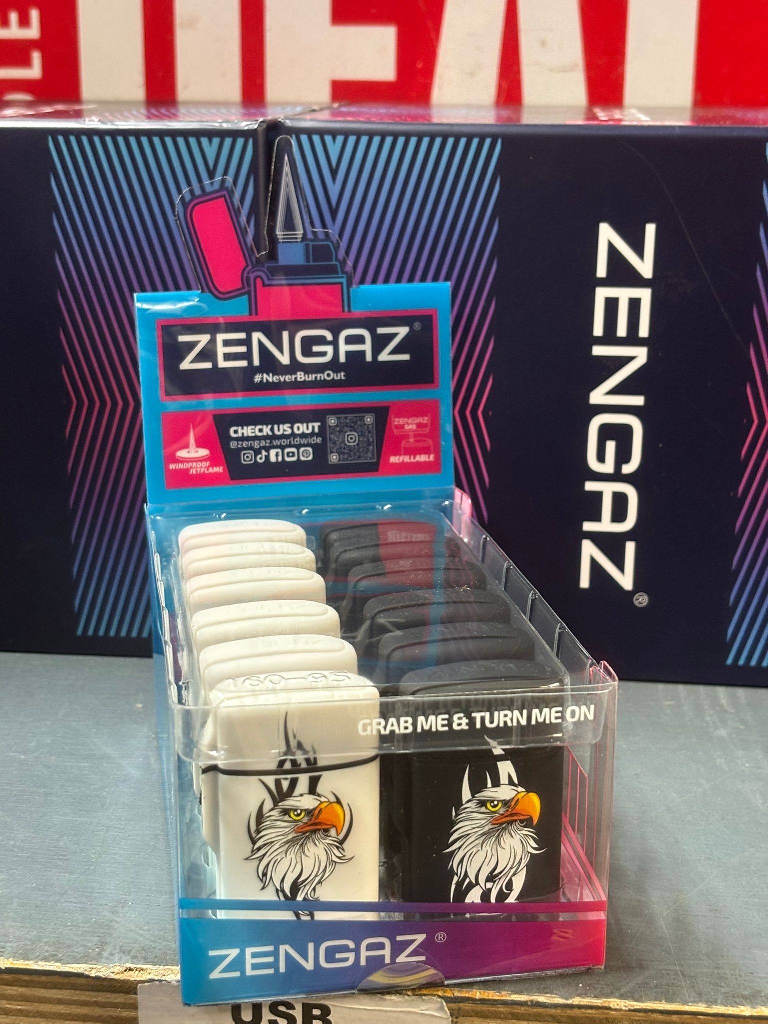 Zengaz Lighters Box - 10 Lighters