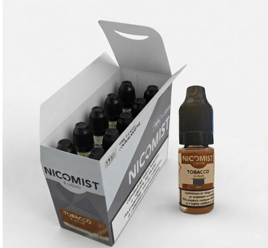TOBACCO - IE - NICOMIST - 18mg LIQUID - 10 BOTTLES (10ml)