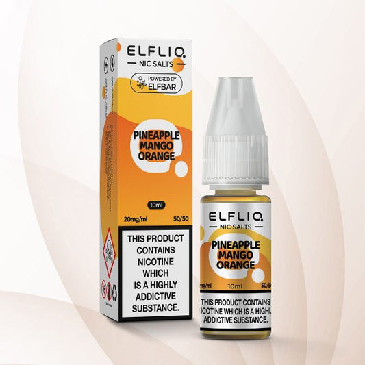 PINEAPPLE MANGO ORANGE- UK- ELFLIQ - 20mg LIQUID - 10 PACK