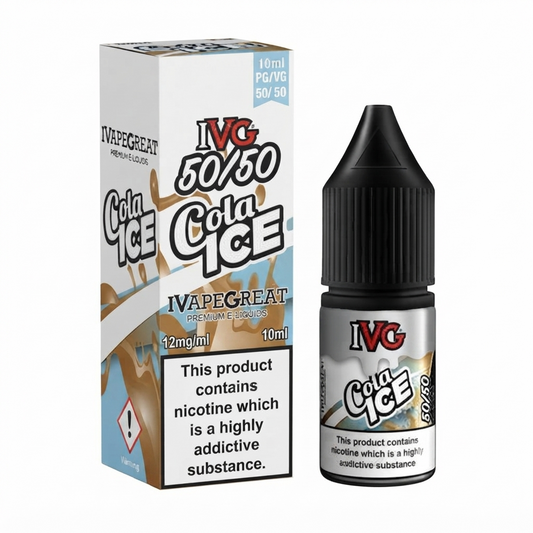 COLA ICE - IE - IVG 50/50 - 18mg LIQUID - 10 PACK