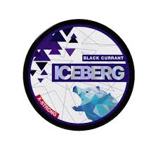BLACK CURRANT - NICOTINE POUCH - ICEBERG - EXTRA STRONG - 4 DOTS - 10 Pack