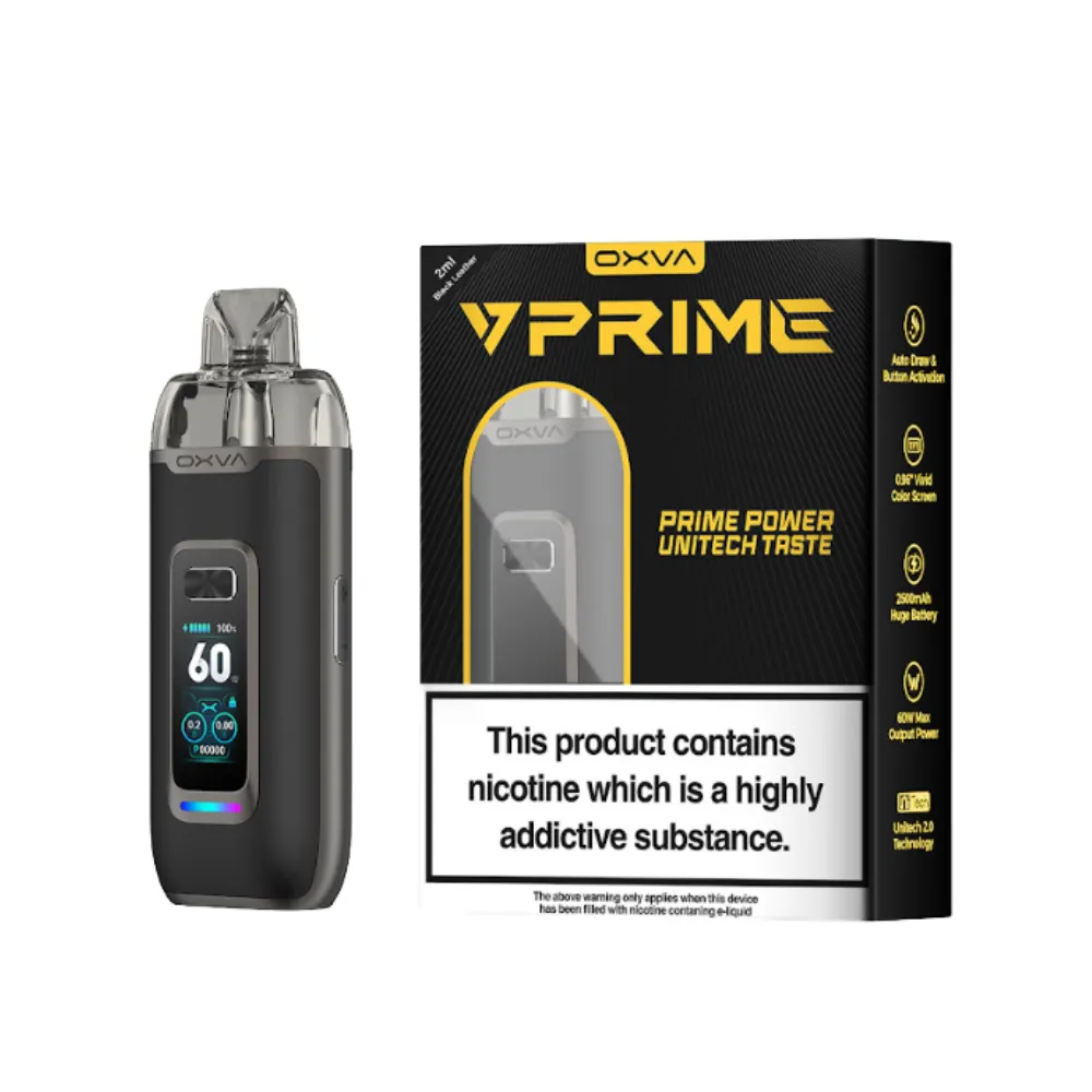 BLACK LEATHER - VPRIME - OXVA - KIT - 1 Pack