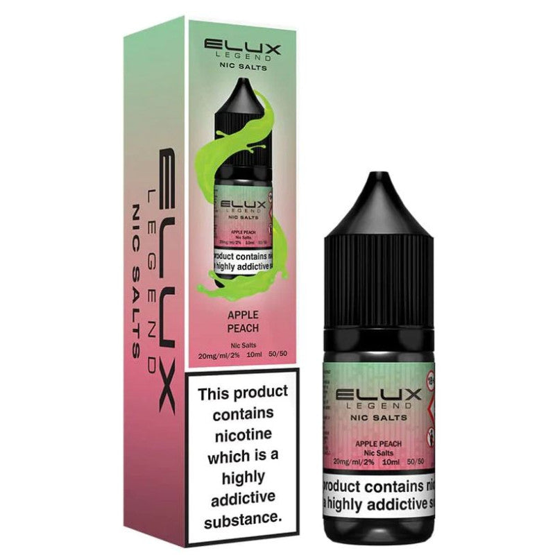 Apple Peach 10ml Nic Salt E-Liquid by Elux