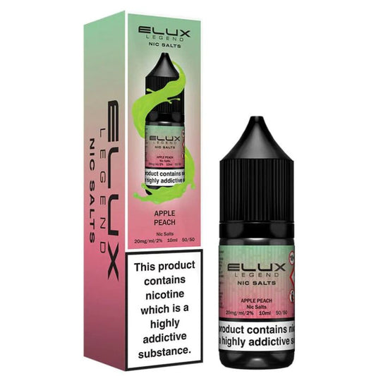Apple Peach 10ml Nic Salt E-Liquid by Elux