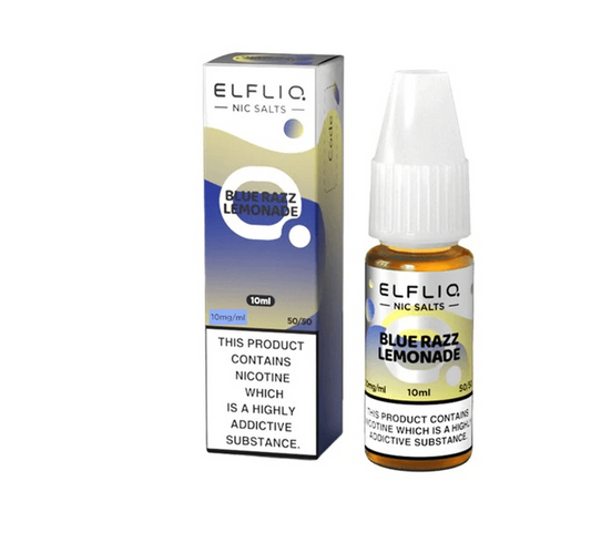 BLUE RAZZ LEMONADE - UK - ELFLIQ - 10mg LIQUID - 10 PACK