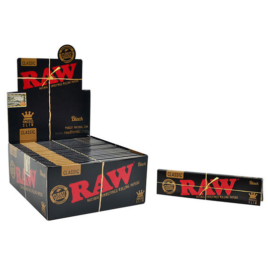 BLACK AUTHENTIC SOFT - TIP - RAW - 50 Pack