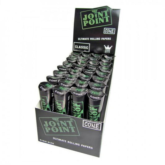 KING SIZE - ULTIMATE ROLLING PAPERS - CONES - JOINT POINT - 32 Packs