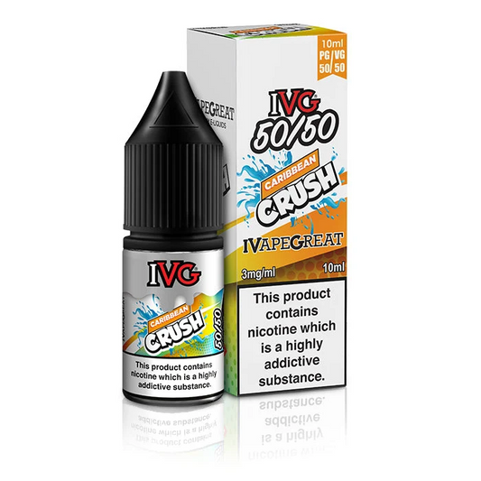 CARIBBEAN CRUSH - IE - IVG 50/50 - 3mg LIQUID - 10 PACK
