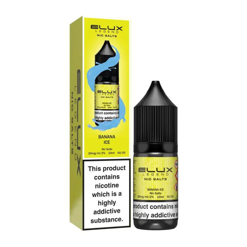 Banana Ice 10ml Nic Salt E-Liquid by Elux