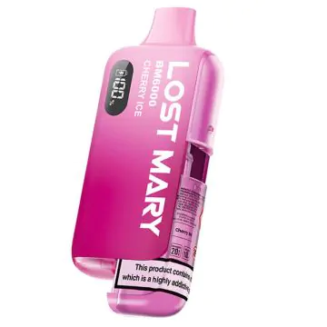 CHERRY ICE - UK - LOST MARY - BM6000 - REFILLABLE KIT - 5 Pack