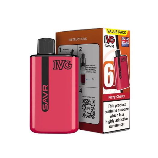 IVG SAVR Fizzy Cherry (Pack Of 5)