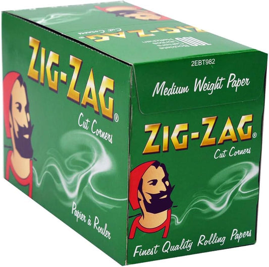 MEDIUM WEIGHT PAPER - CUT CORNERS - ZIG ZAG - 100 Pack