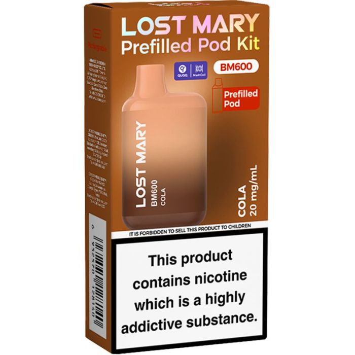 COLA - UK - LOST MARY - BM600 - REFILLABLE KIT - 10 Pack