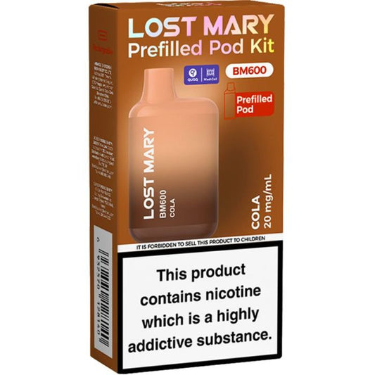 COLA - UK - LOST MARY - BM600 - REFILLABLE KIT - 10 Pack
