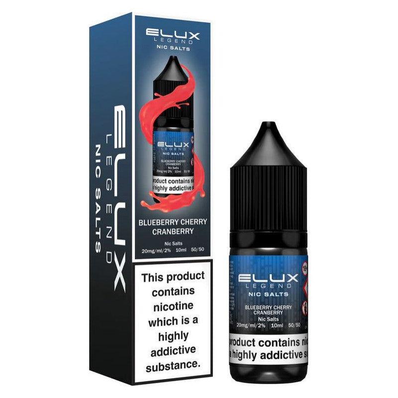 Blueberry Cherry Cranberry Nic Salt E-Liquid by Elux