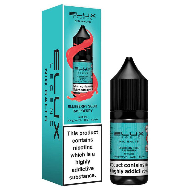 Blueberry Sour Raspberry 10ml Nic Salt E-Liquid by Elux