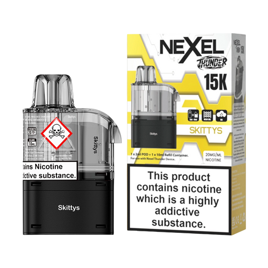 SKITTYS - UK - NEXEL THUNDER - 15K - POD - 5 Pack
