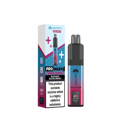 Hayati Pro Max+ 6K Blue Razz Blackcurrant Pack of 5