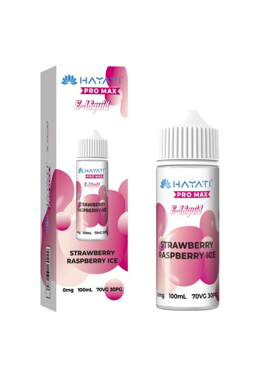 STRAWBERRY RASPBERRY ICE - UK - HAYATI - 10mg LIQUID - 10 Pack
