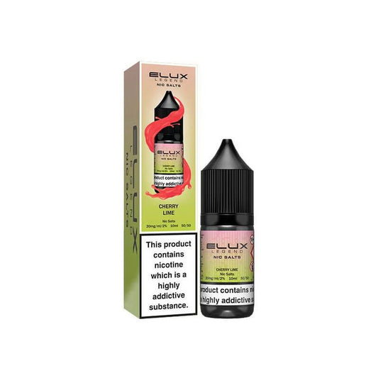 Cherry Lime 10ml Nic Salt E-Liquid by Elux