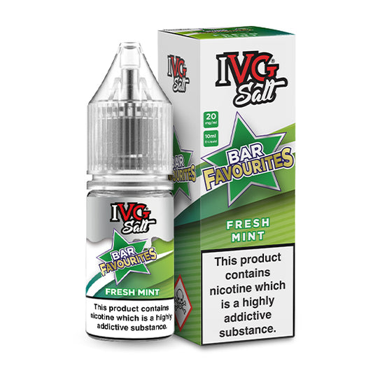 FRESH MINT- UK - IVG SALT - 10mg LIQUID - 10 PACK