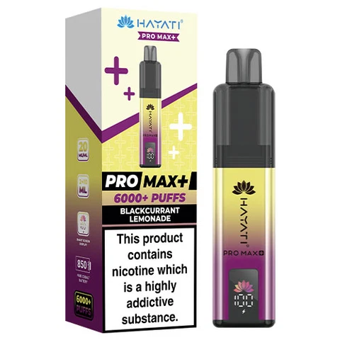 BLACKCURRANT LEMONADE HAYATI 6000 UK - 5 Pack
