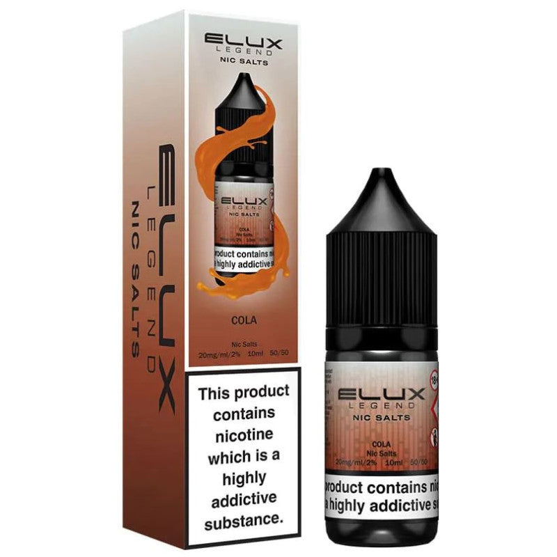 Cola 10ml Nic Salt E-Liquid by Elux