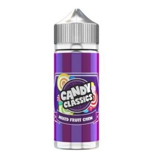MIXED FRUIT CHEW -  UK - CANDY CLASSICS -  100ml LIQUID - 1 PACK