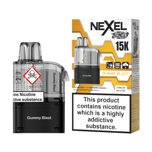 GUMMY BLAST - UK - NEXEL THUNDER - 15K - POD - 5 Pack