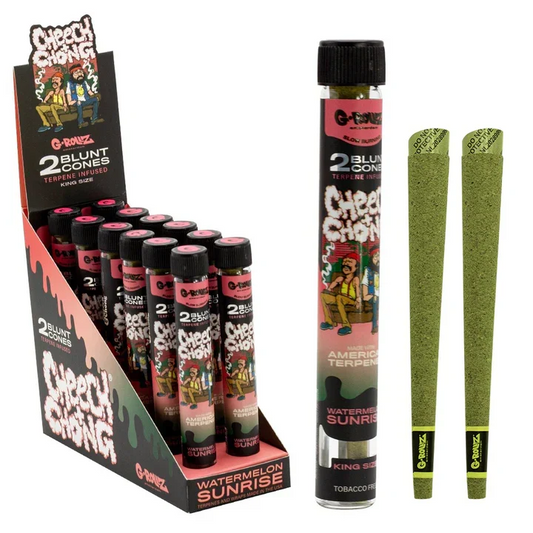 WATERMELON SUNRISE - 2 BLUNT CONES - G ROLLZ - 12 Pack
