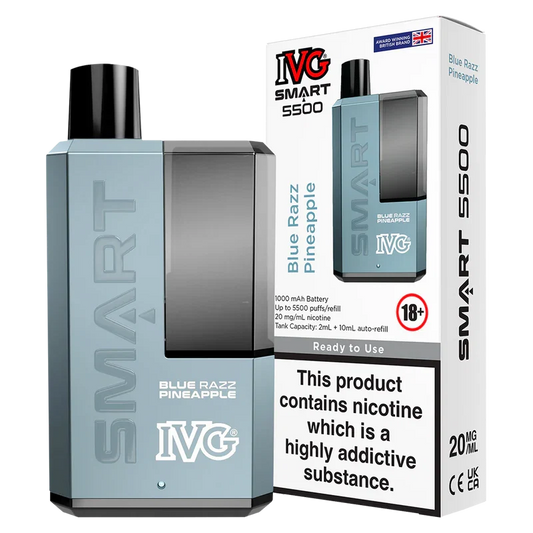 BLUE RAZZ PIANEAPPLE - UK - IVG-5500 - 5 Pack