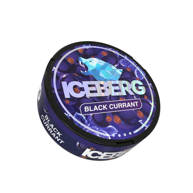 BLACK CURRANT - NICOTINE POUCH - ICEBERG - 16GR - 10 Pack