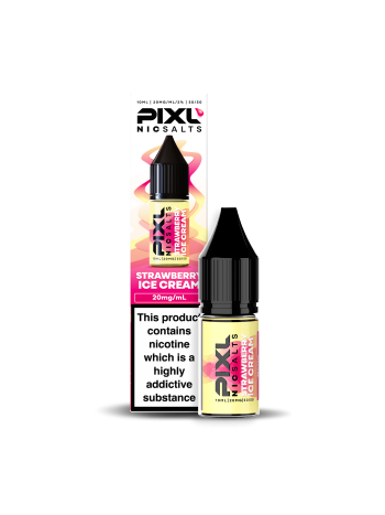 STRAWBERRY ICE CREAM -  PIXL - 20mg LIQUID - 10 PACK