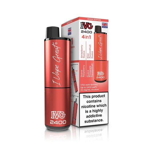 GUAVA EDITION 4 IN 1 IVG 2400 UK - 5 PACK