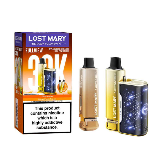 TRIPLE MANGO - MANGO PEACH PAPAYA - UK - LOST MARY - NERA 30K - KIT - 5 Pack