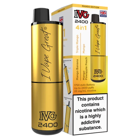 MANGO EDITION 4 IN 1 IVG 2400 UK - 5 PACK