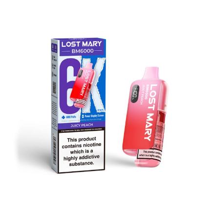 Lost Mary BM6000 Juicy Peach (Pack Of 5)