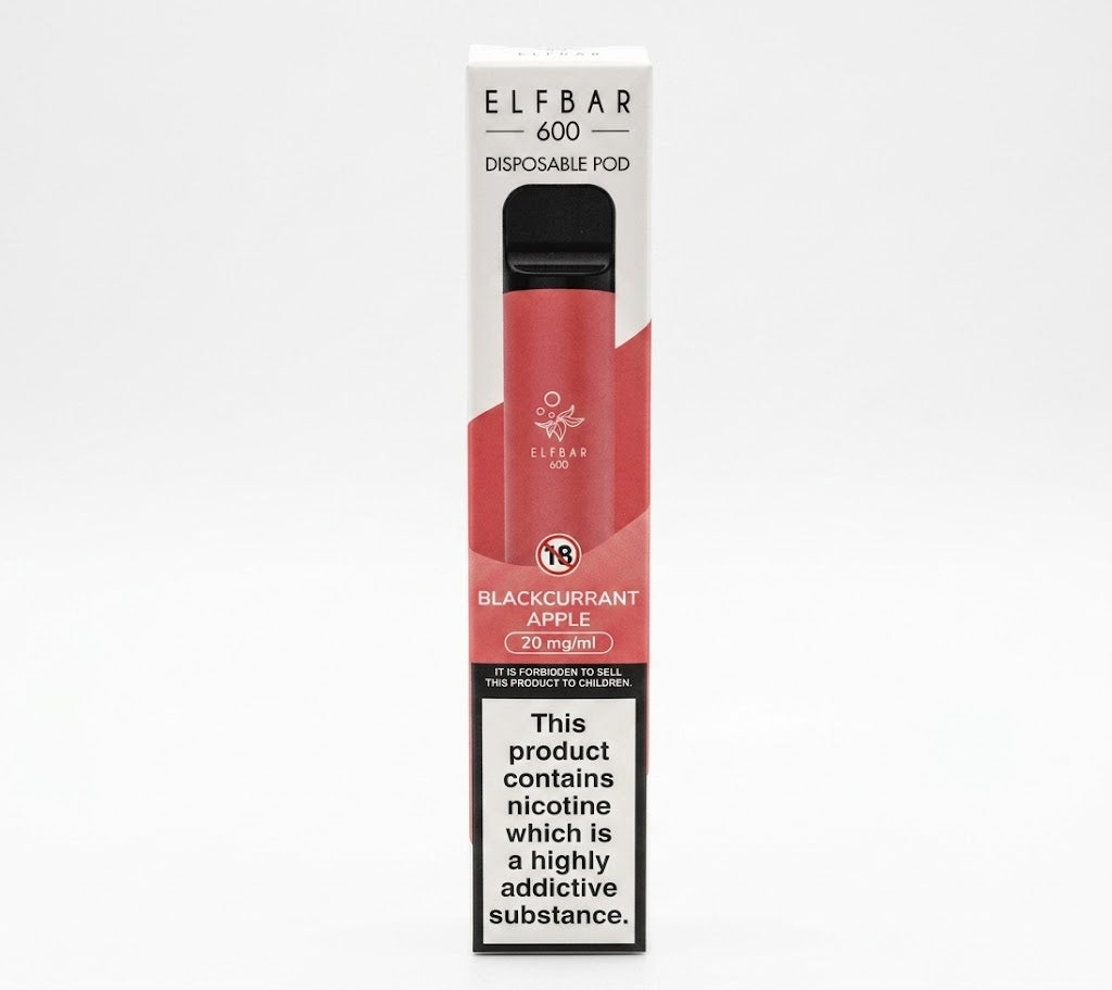 BLACKCURRANT APPLE ELFBAR 600 DISPOSABLE UK - 10 Pack