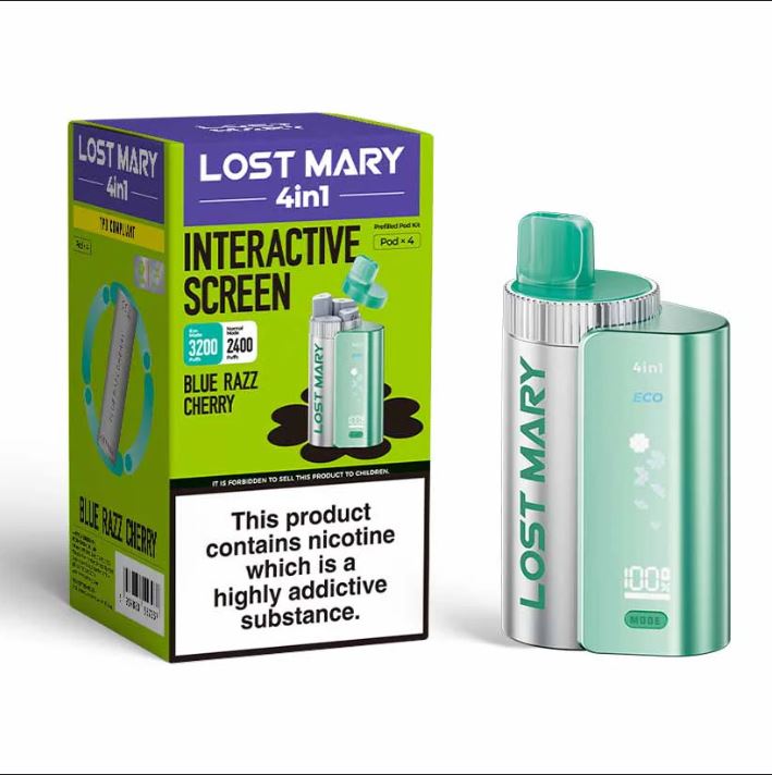Lost mary in 4in1 Blue Razz Cherry (Pack Of 5)